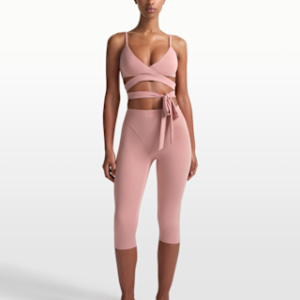 Home nikeskims matte Женские укороченные леггинсы с v образной вставкой шириной 17 дюймов