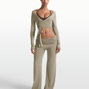 nikeskims stretch knit Женские широкие брюки