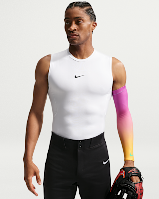 ronald acuña jr. Бейсбольный рукав nike pro dri fit ronald acuña jr. Бейсбольный рукав nike pro dri fit