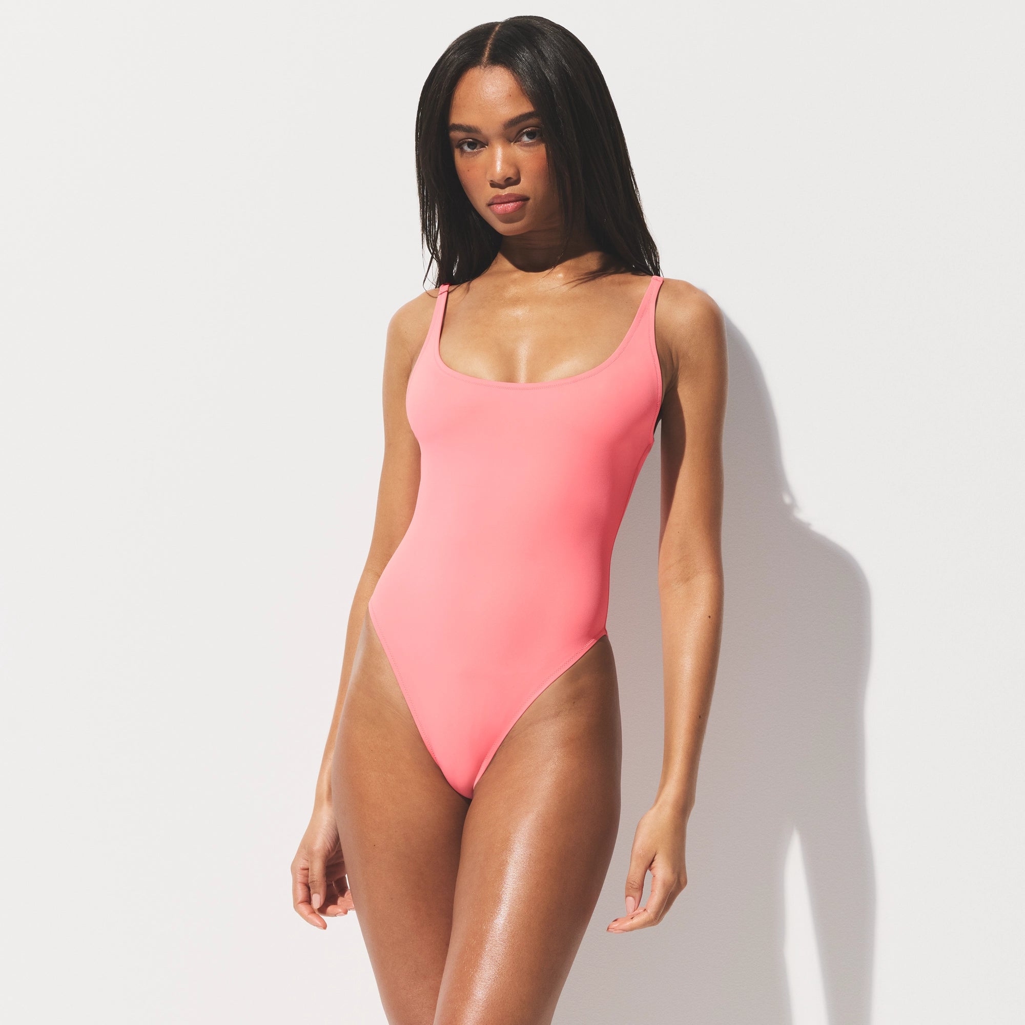 signature swim scoop neck one piece signature swim scoop neck one piece