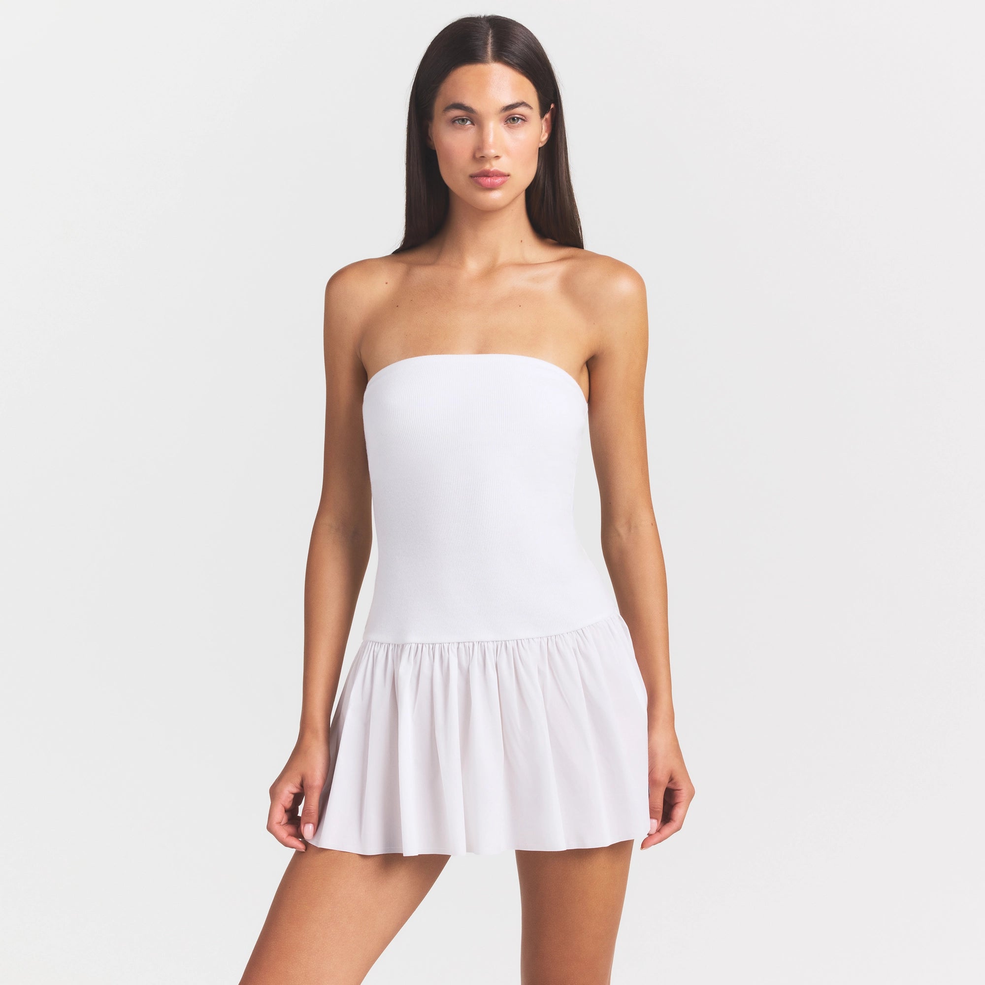 poplin apparel mini tube dress poplin apparel mini tube dress