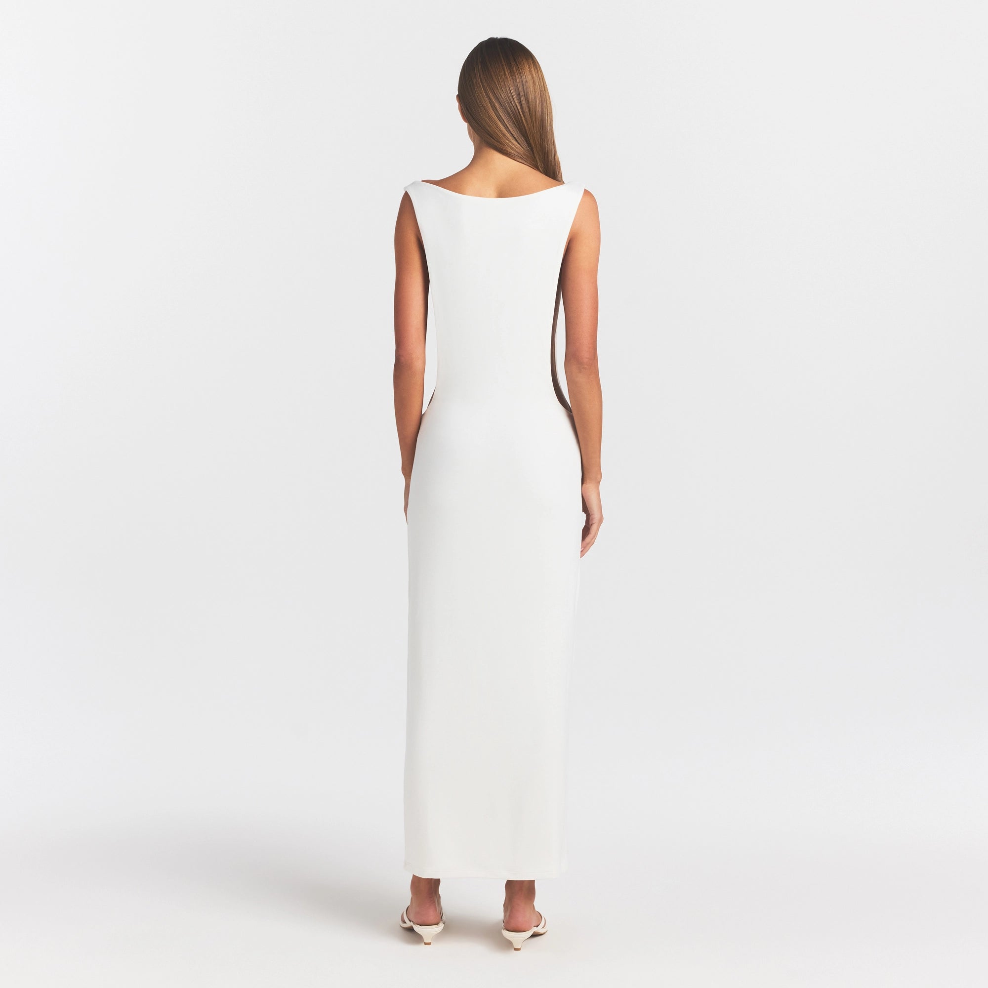 smooth layers cut out long dress smooth layers cut out long dress