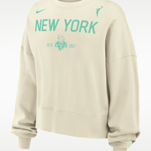 Витрина new york liberty phoenix fleece Женская толстовка с круглым вырезом nike wnba