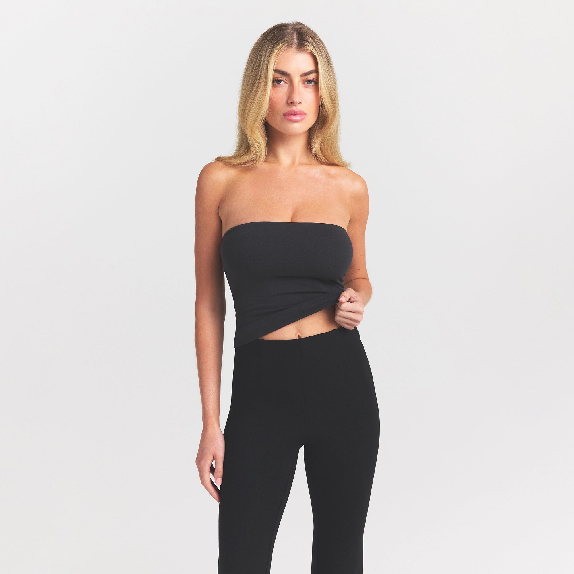 the essential collection high waisted cropped kick flare pant the essential collection high waisted cropped kick flare pant