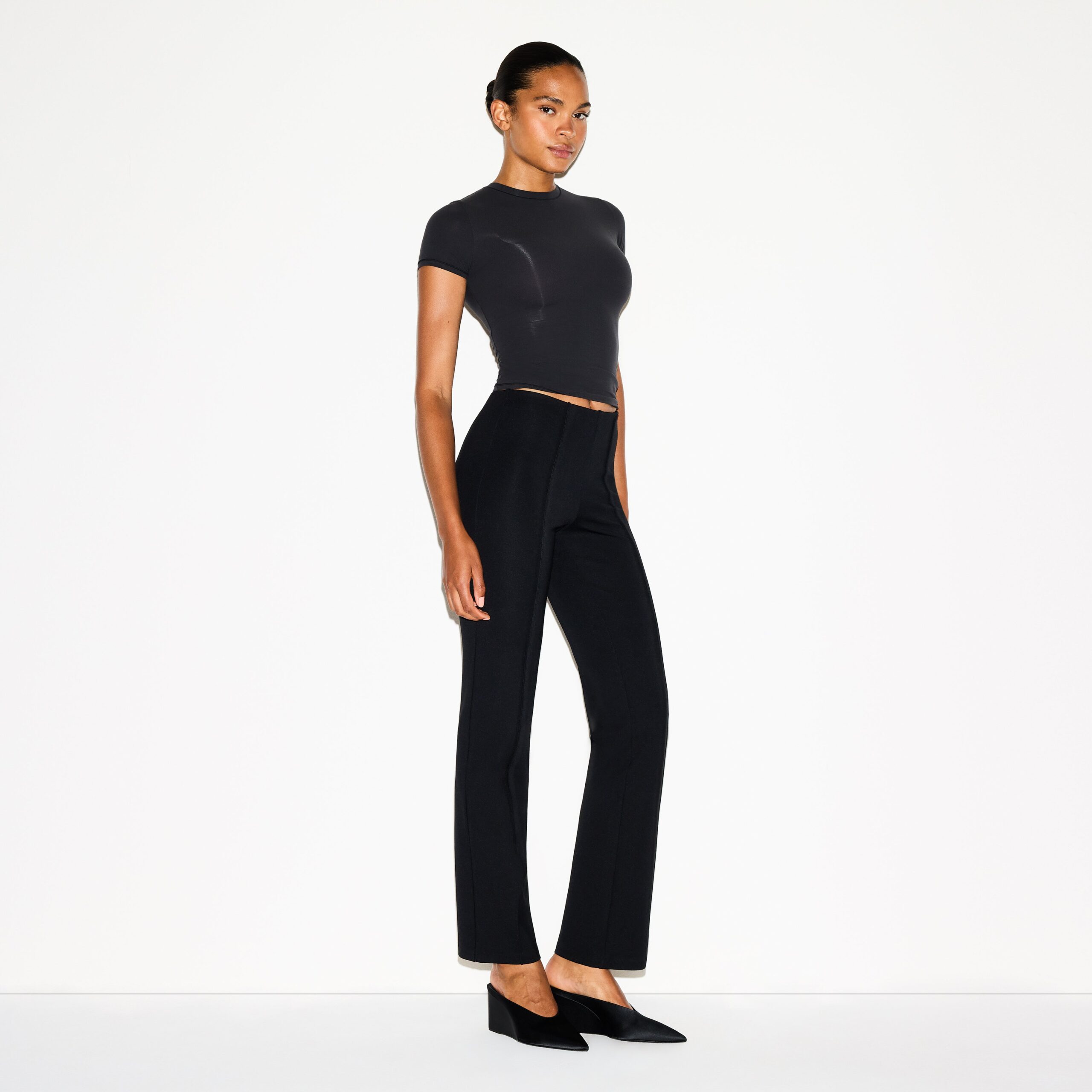the essential collection high waisted pintuck straight leg pant the essential collection high waisted pintuck straight leg pant