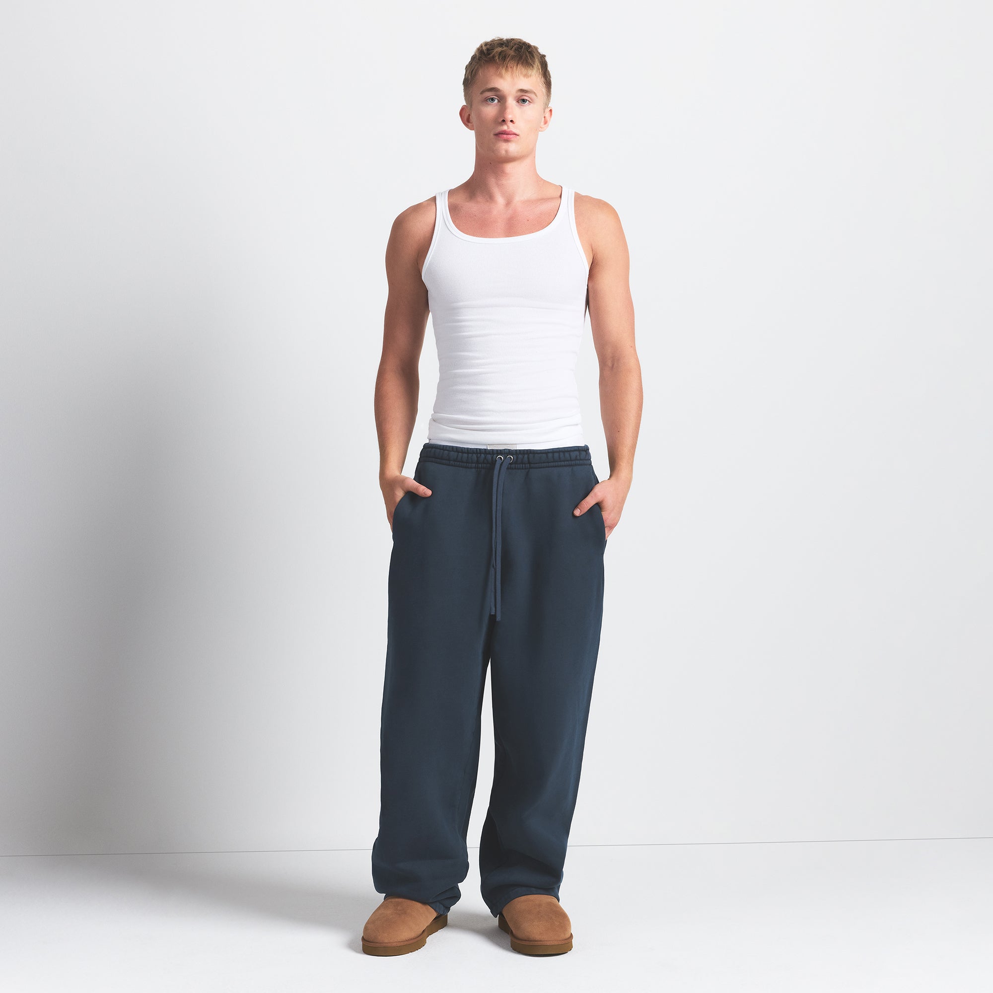 heavyweight fleece mens straight leg pant heavyweight fleece mens straight leg pant