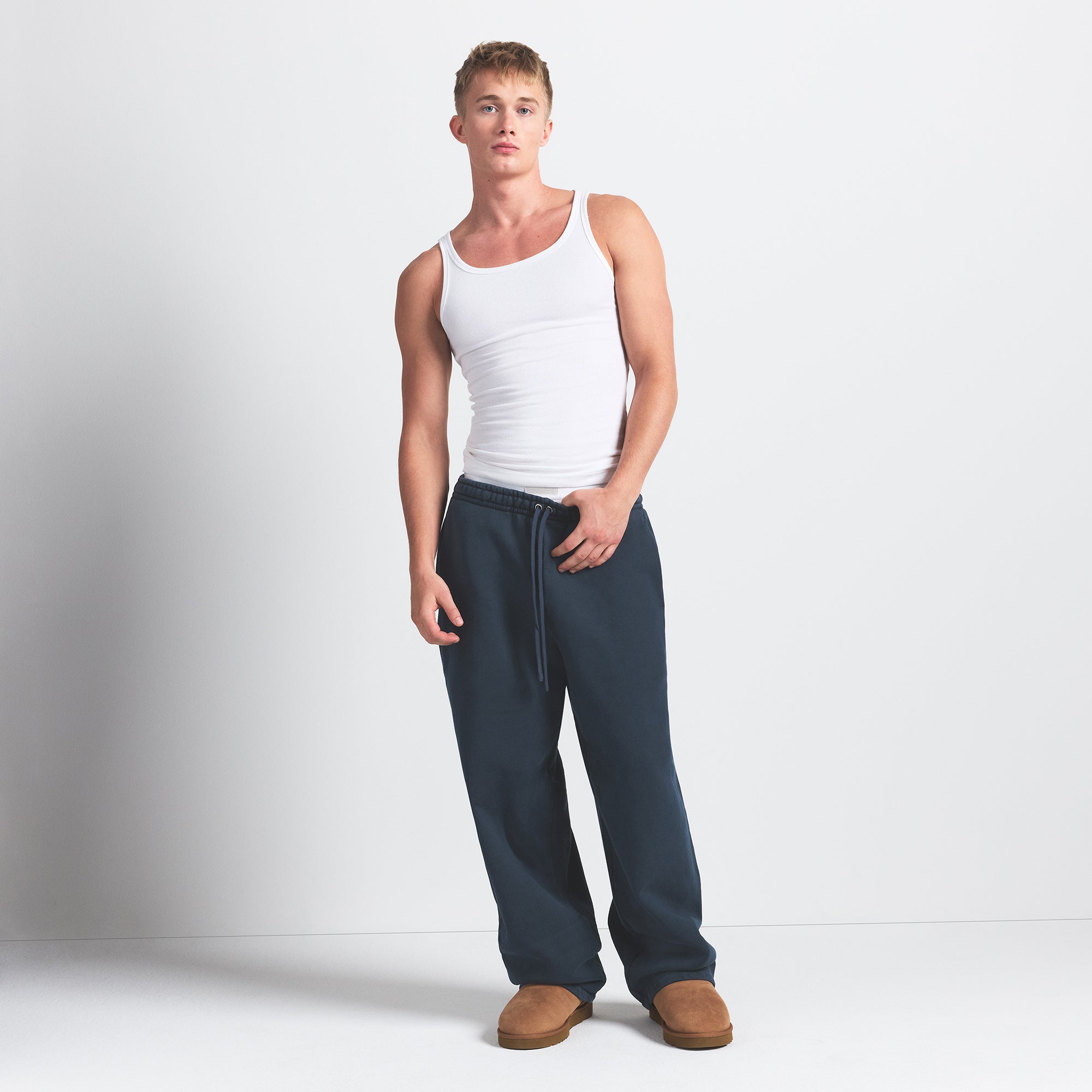 heavyweight fleece mens straight leg pant heavyweight fleece mens straight leg pant