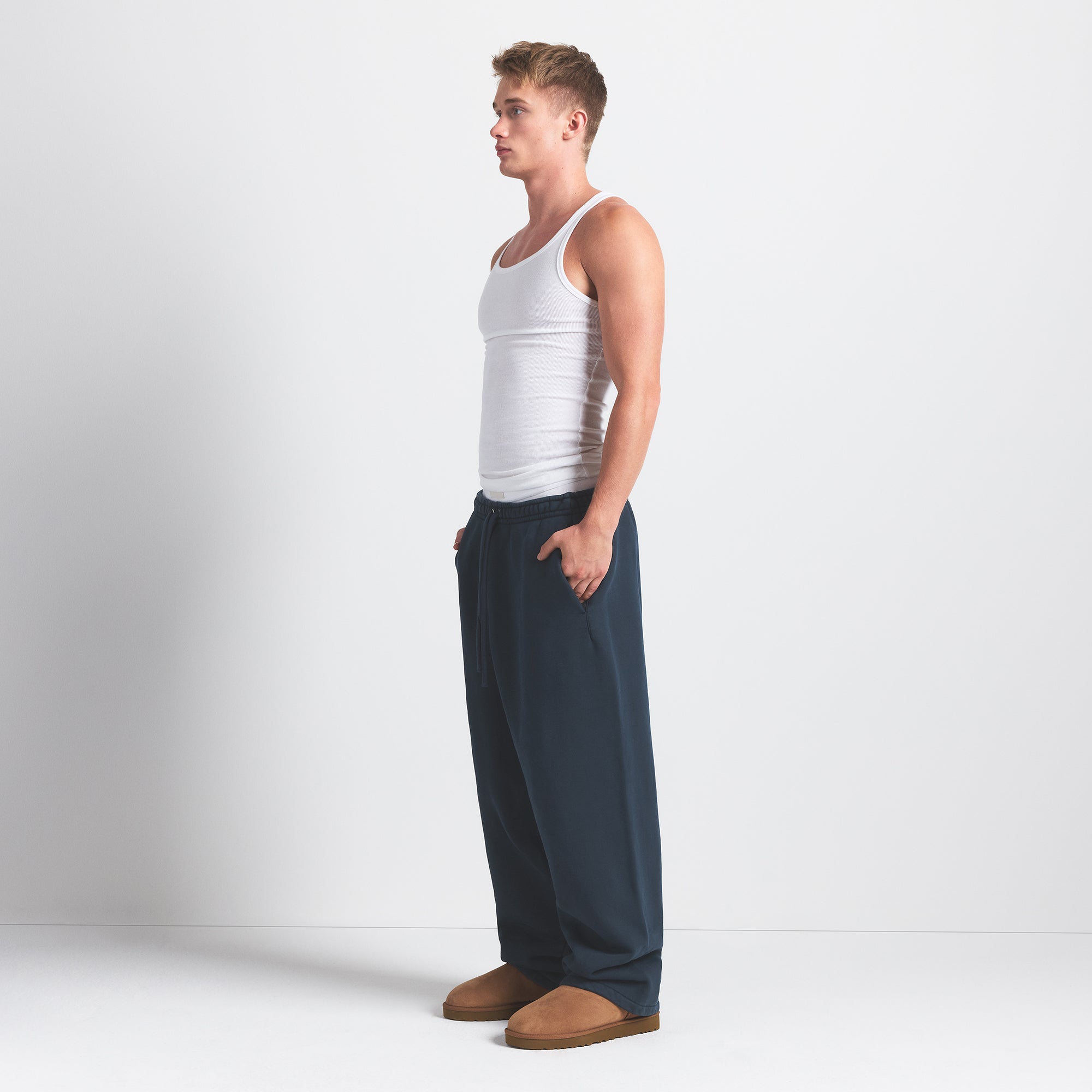 heavyweight fleece mens straight leg pant heavyweight fleece mens straight leg pant