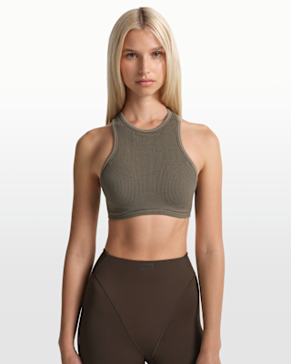 nikeskims ribbed seamless Женский бюстгальтер с воротником борцовкой nikeskims ribbed seamless Женский бюстгальтер с воротником борцовкой