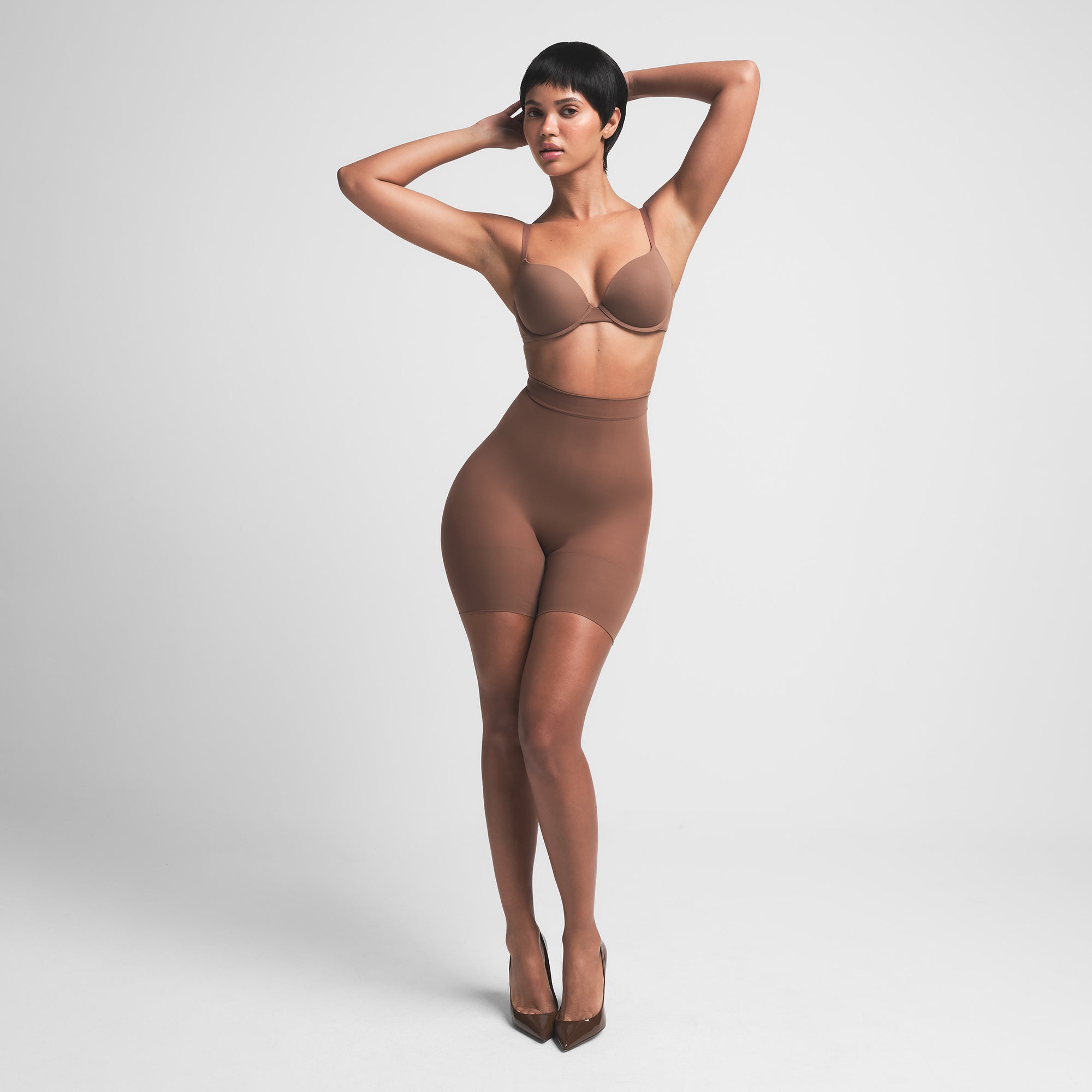 sheer seamless high waisted mid thigh short sheer seamless high waisted mid thigh short