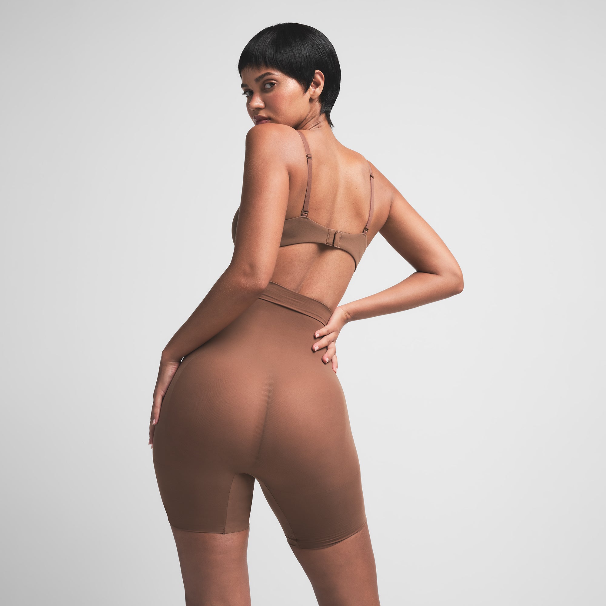 sheer seamless high waisted mid thigh short sheer seamless high waisted mid thigh short