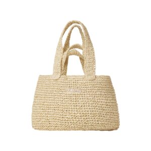 Home skims accessories raffia mini tote paper