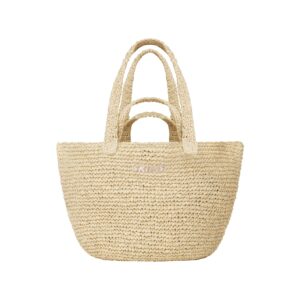 Home skims accessories raffia tote paper