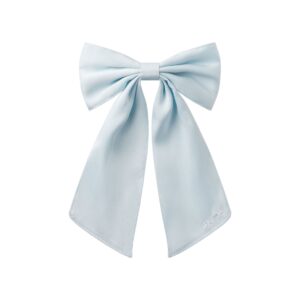 satin jumbo bow clip