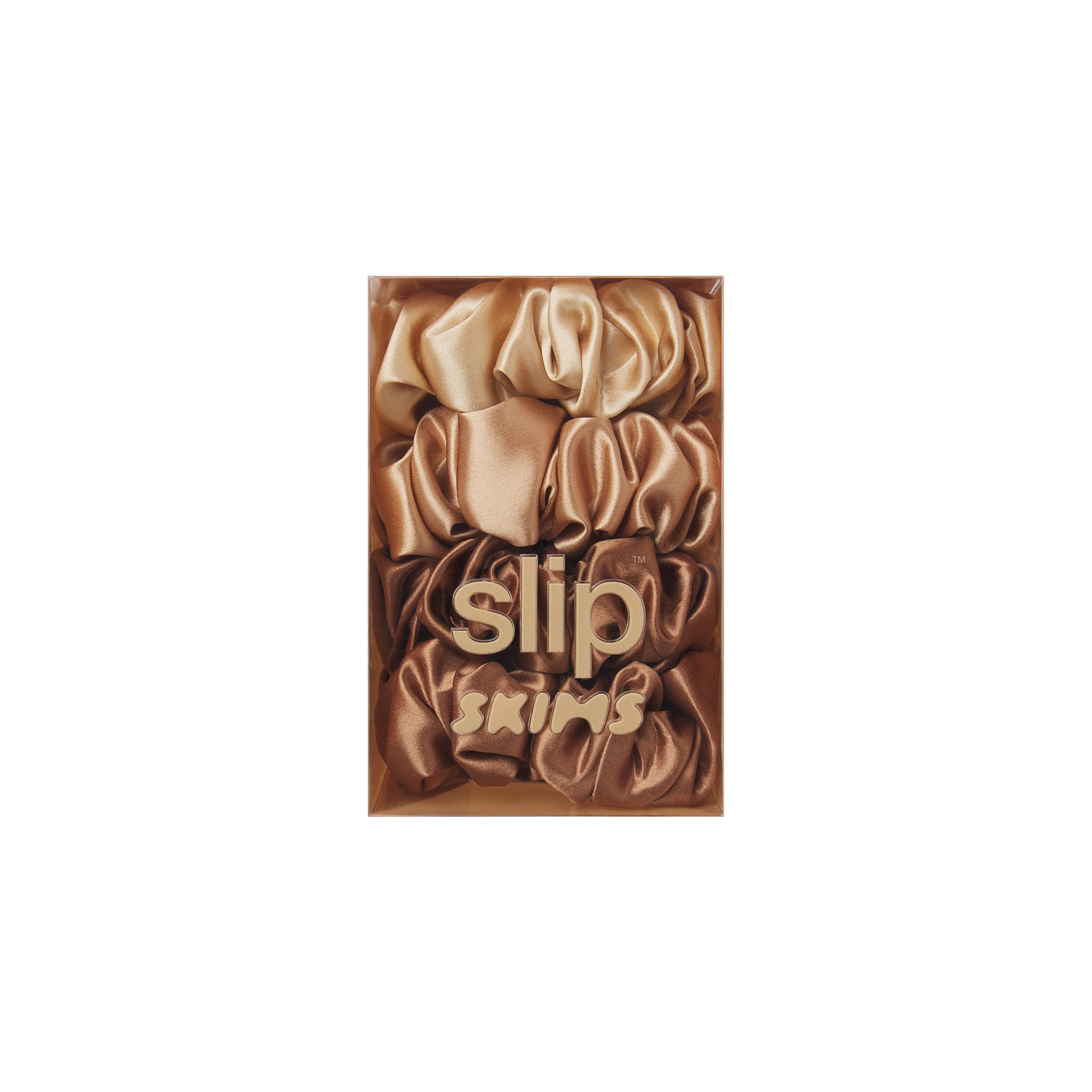 slip x skims pure silk large scrunchies 4 pack slip x skims pure silk large scrunchies 4 pack