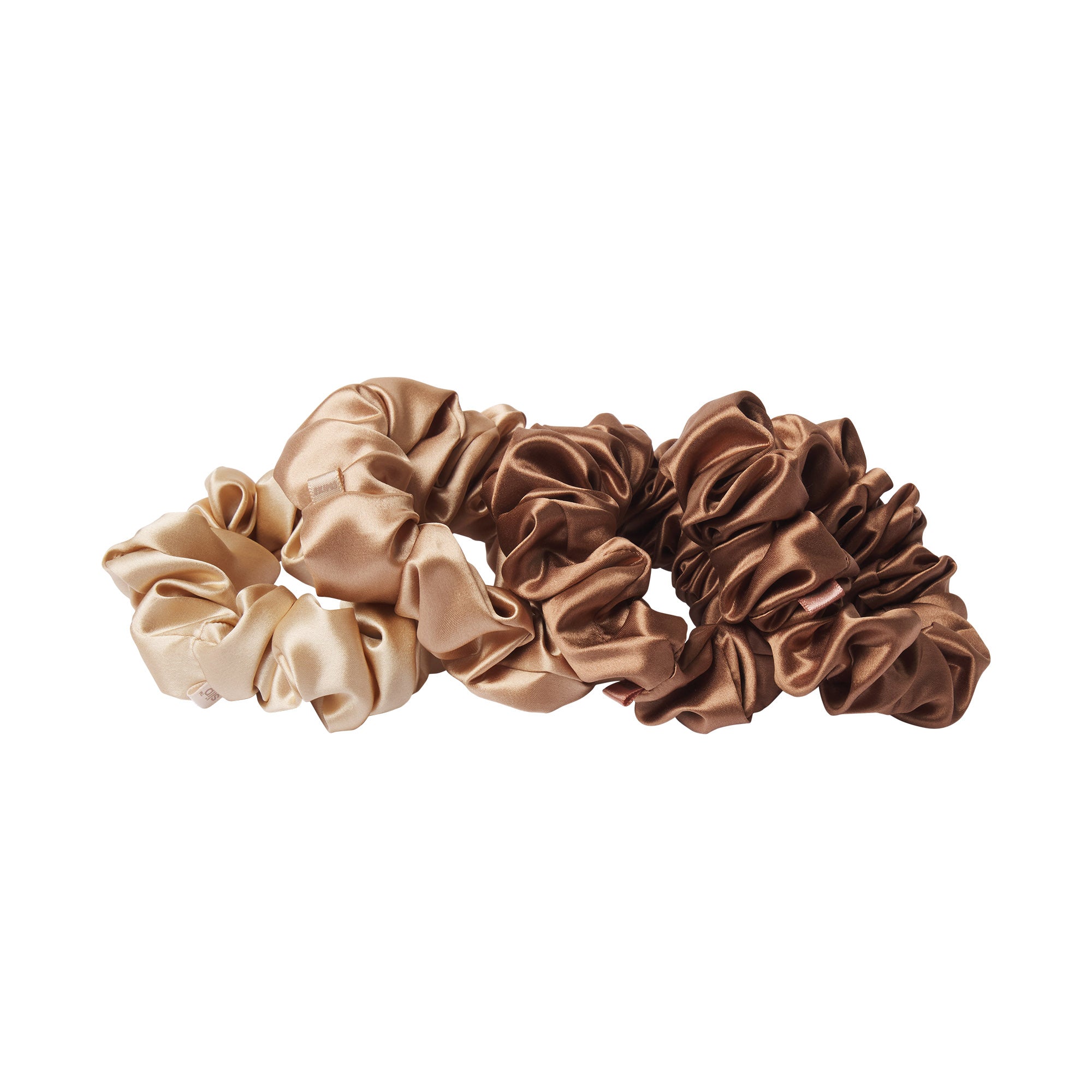 slip x skims pure silk large scrunchies 4 pack slip x skims pure silk large scrunchies 4 pack