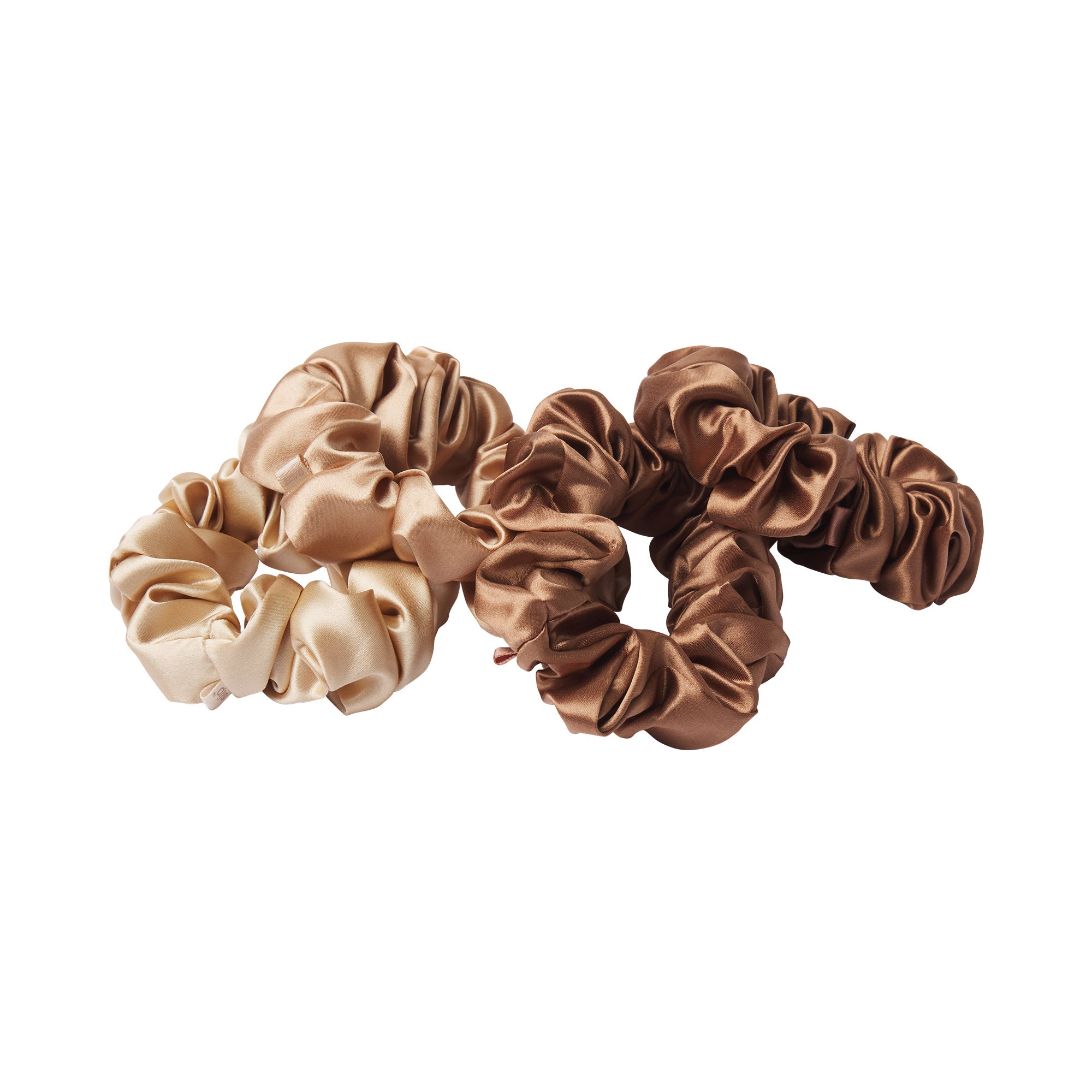 slip x skims pure silk large scrunchies 4 pack slip x skims pure silk large scrunchies 4 pack