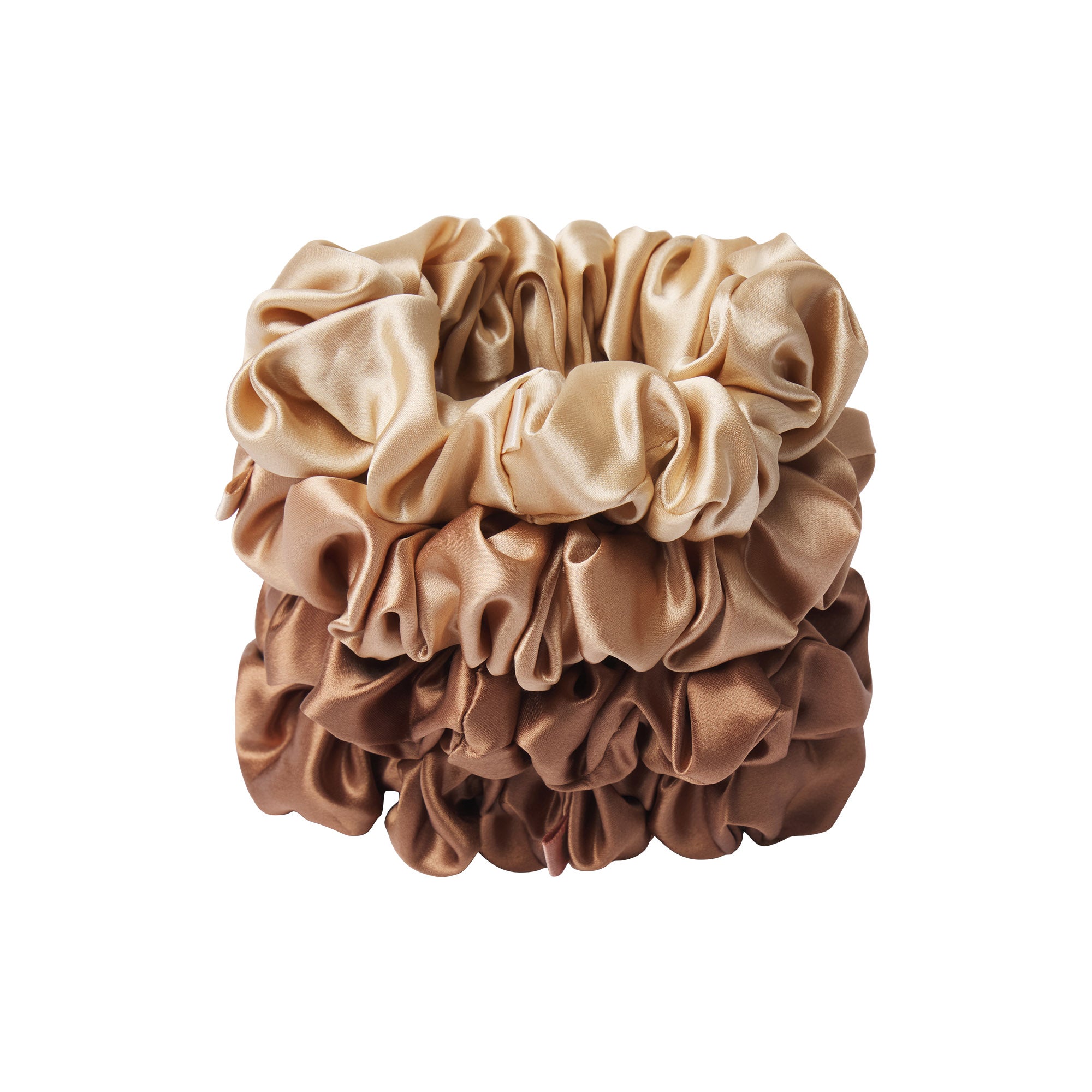 slip x skims pure silk large scrunchies 4 pack slip x skims pure silk large scrunchies 4 pack