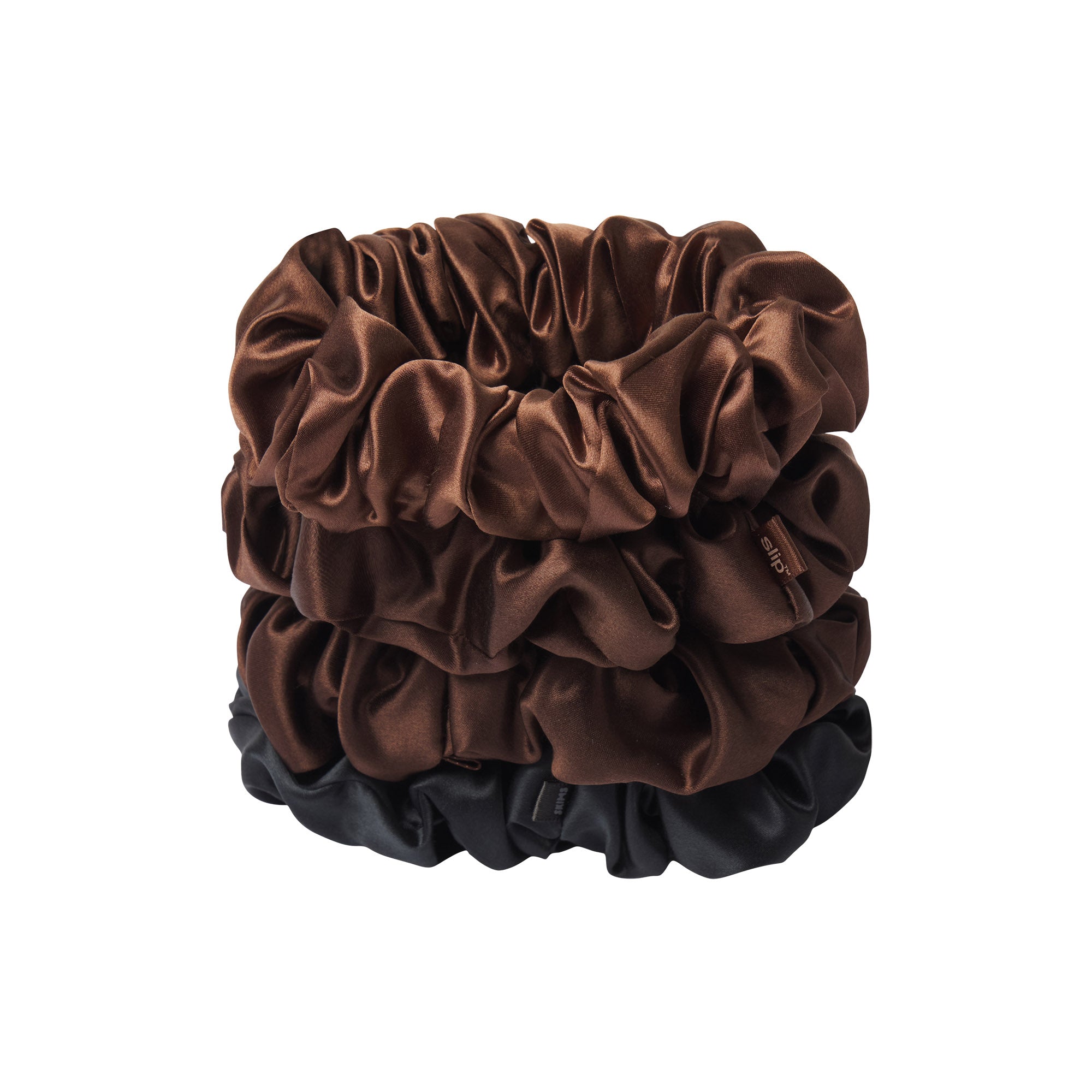 slip x skims pure silk large scrunchies 4 pack slip x skims pure silk large scrunchies 4 pack