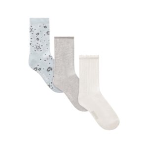 Home textured sock 3 pack
