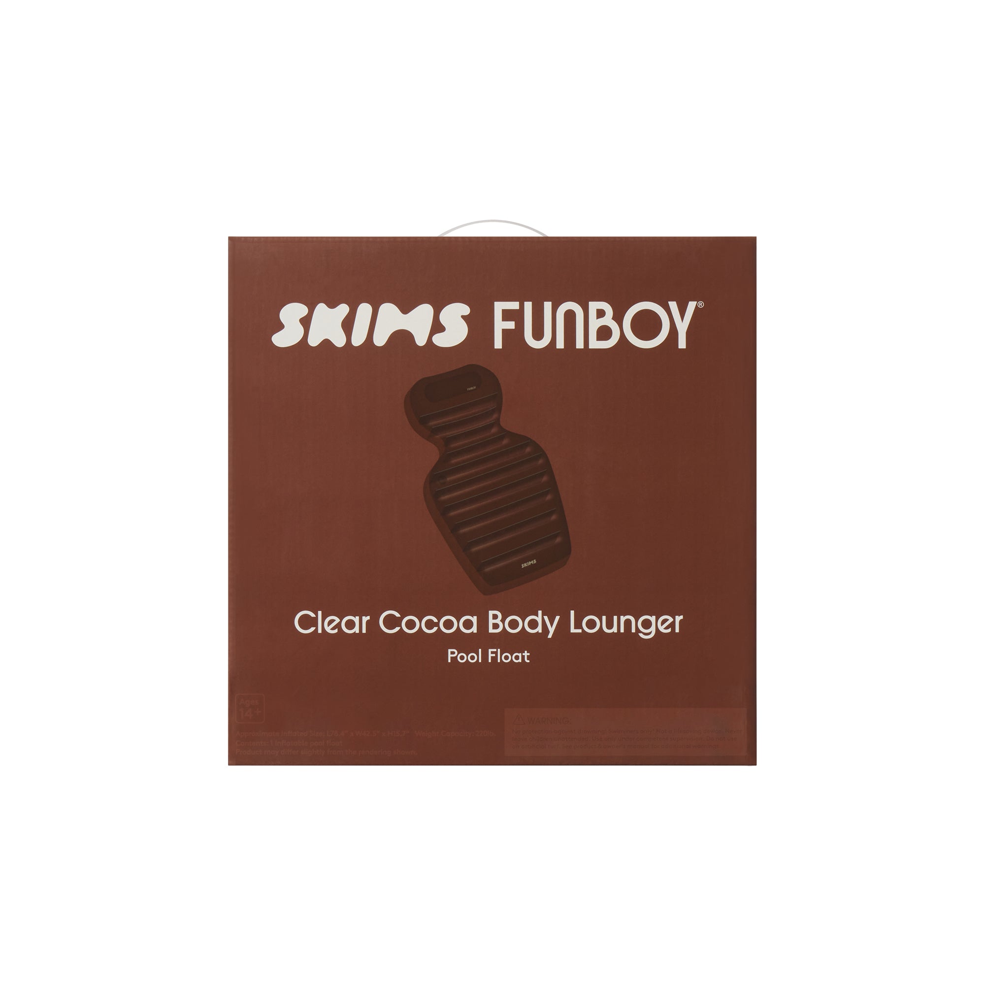 funboy x skims body lounger pool float funboy x skims body lounger pool float