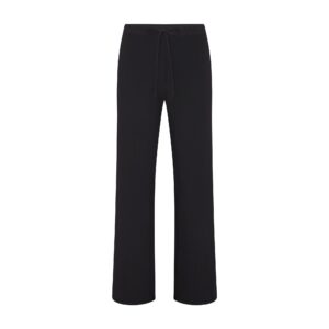 cotton jersey straight leg pant