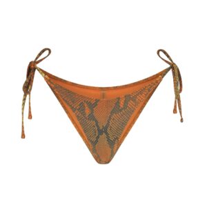 signature swim dipped tie bikini bottom