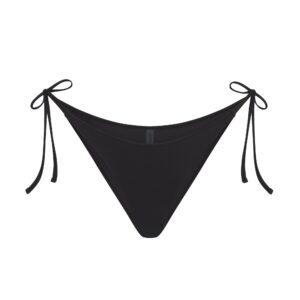 signature swim dipped tie bikini bottom