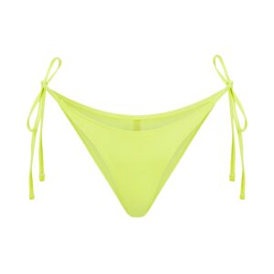 signature swim dipped tie bikini bottom