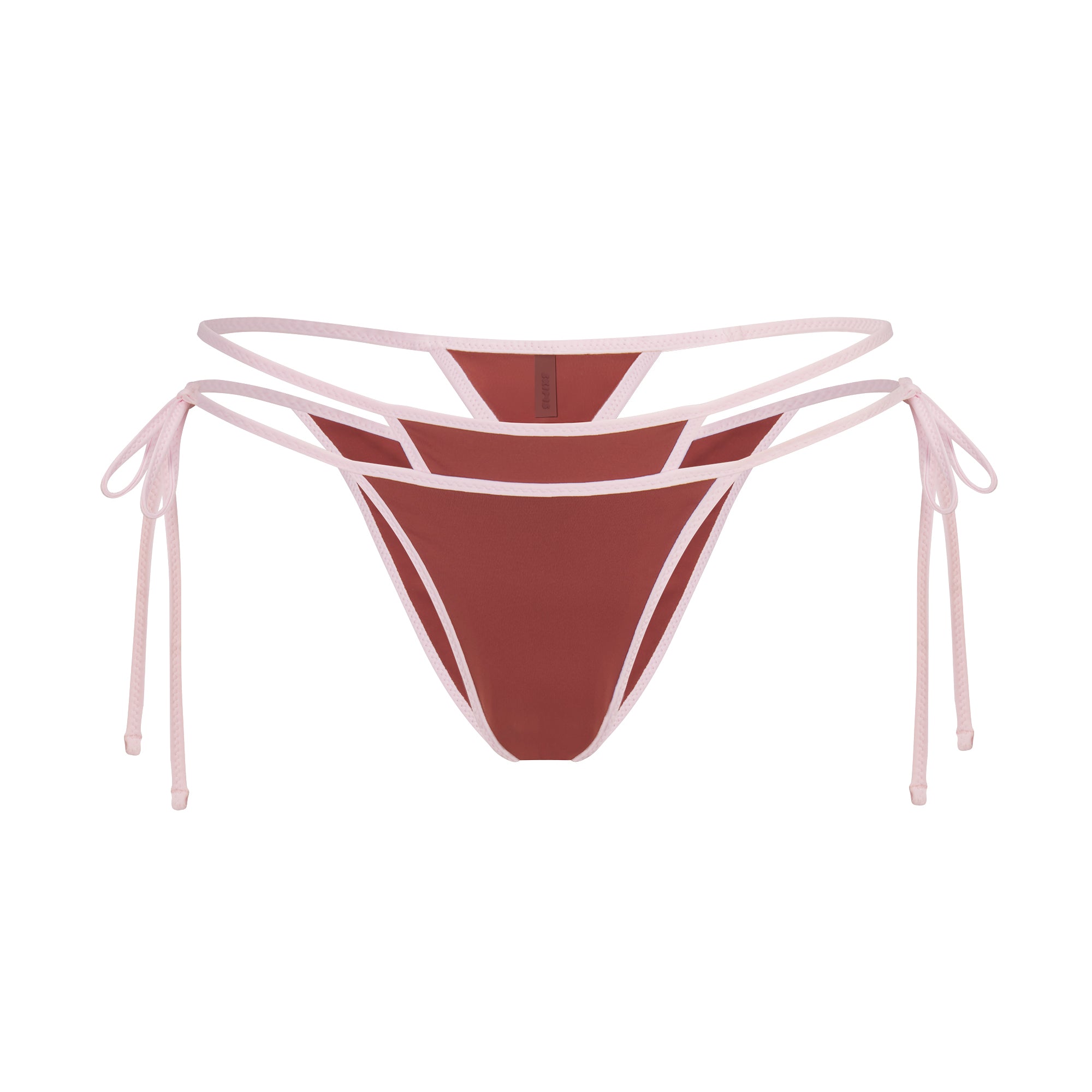 signature swim layered tie side bikini bottom signature swim layered tie side bikini bottom