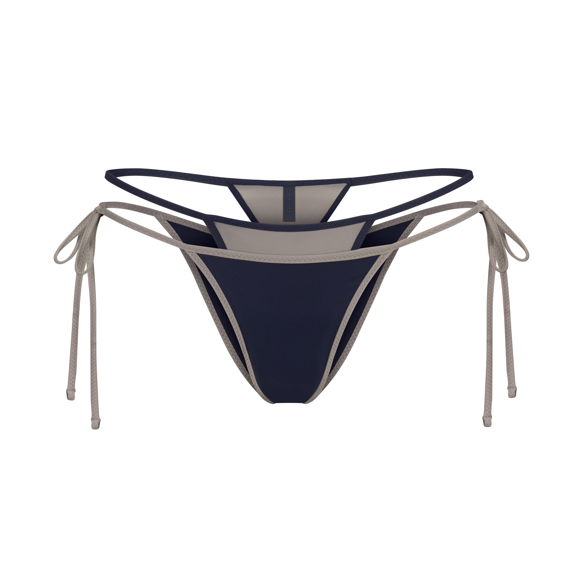 signature swim layered tie side bikini bottom signature swim layered tie side bikini bottom