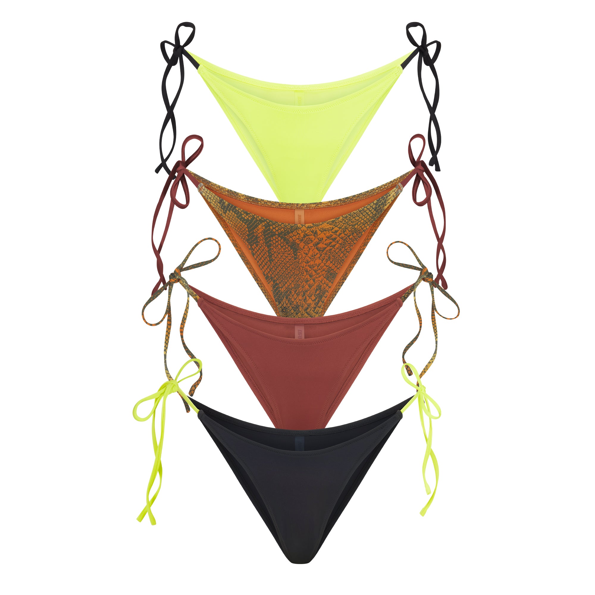 signature swim dipped tie bikini bottom 4 pack signature swim dipped tie bikini bottom 4 pack