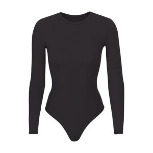 fits everybody long sleeve crew neck bodysuit
