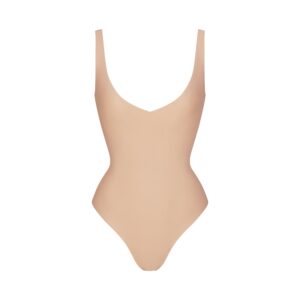 skims body unlined plunge thong bodysuit