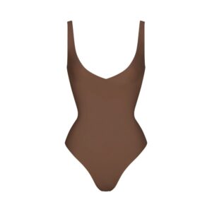 skims body unlined plunge thong bodysuit