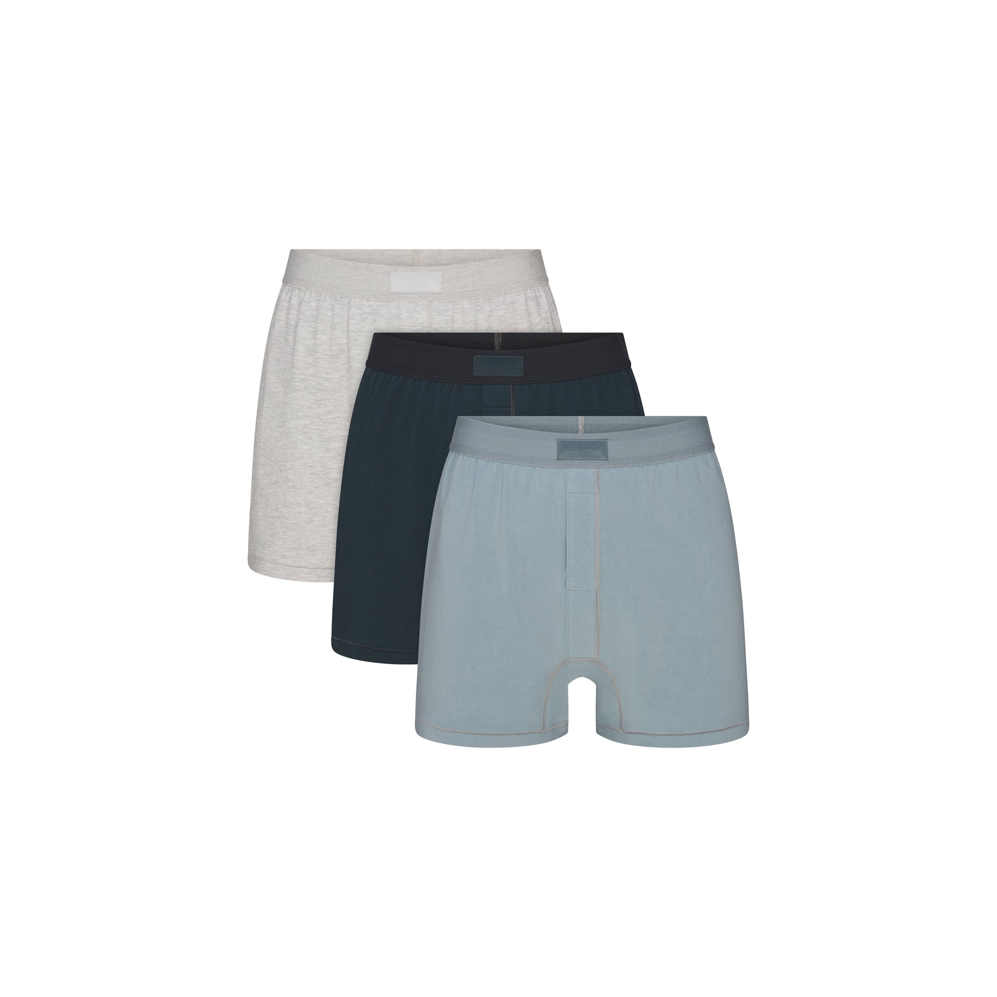 skims cotton mens knit boxer 3 pack skims cotton mens knit boxer 3 pack