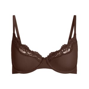 fits everybody lace unlined scoop bra