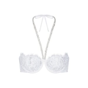 skims lace unlined halter bra