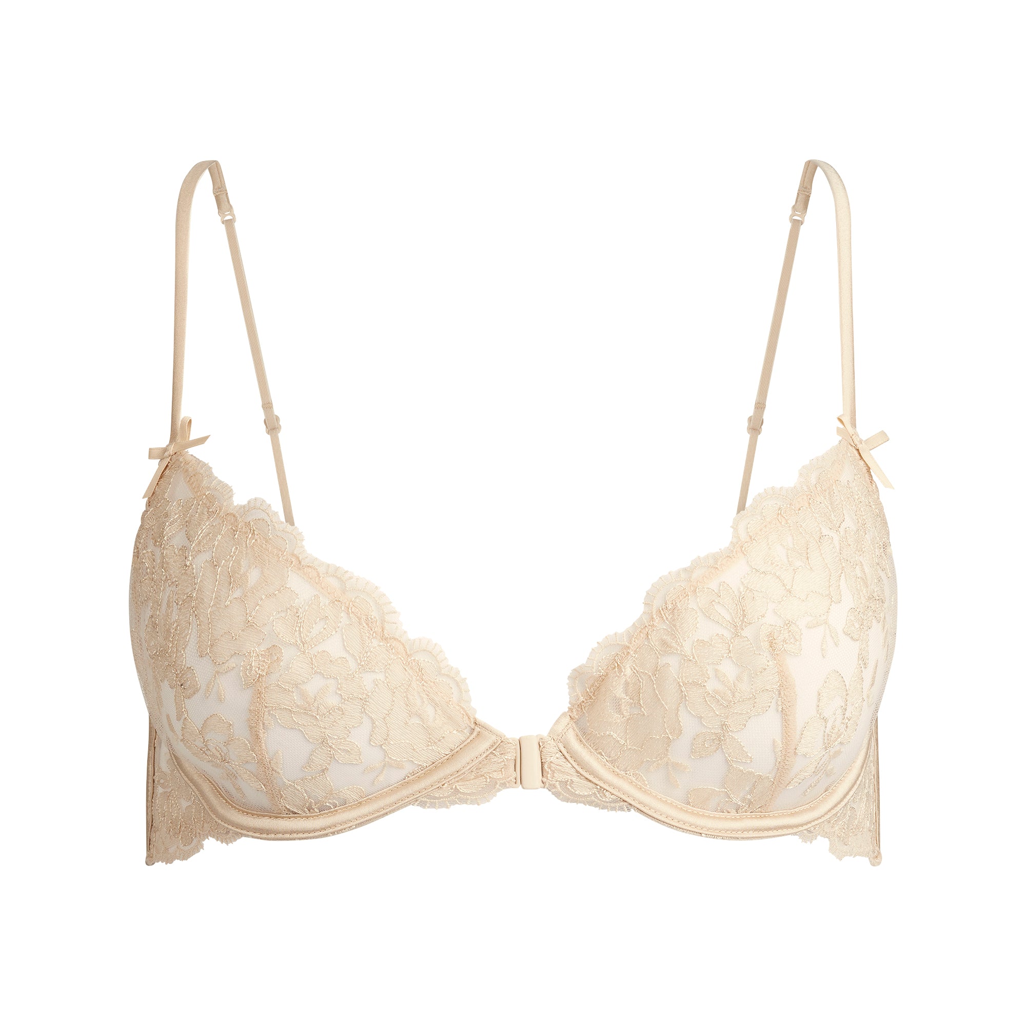 embroidered lingerie front close unlined bra embroidered lingerie front close unlined bra