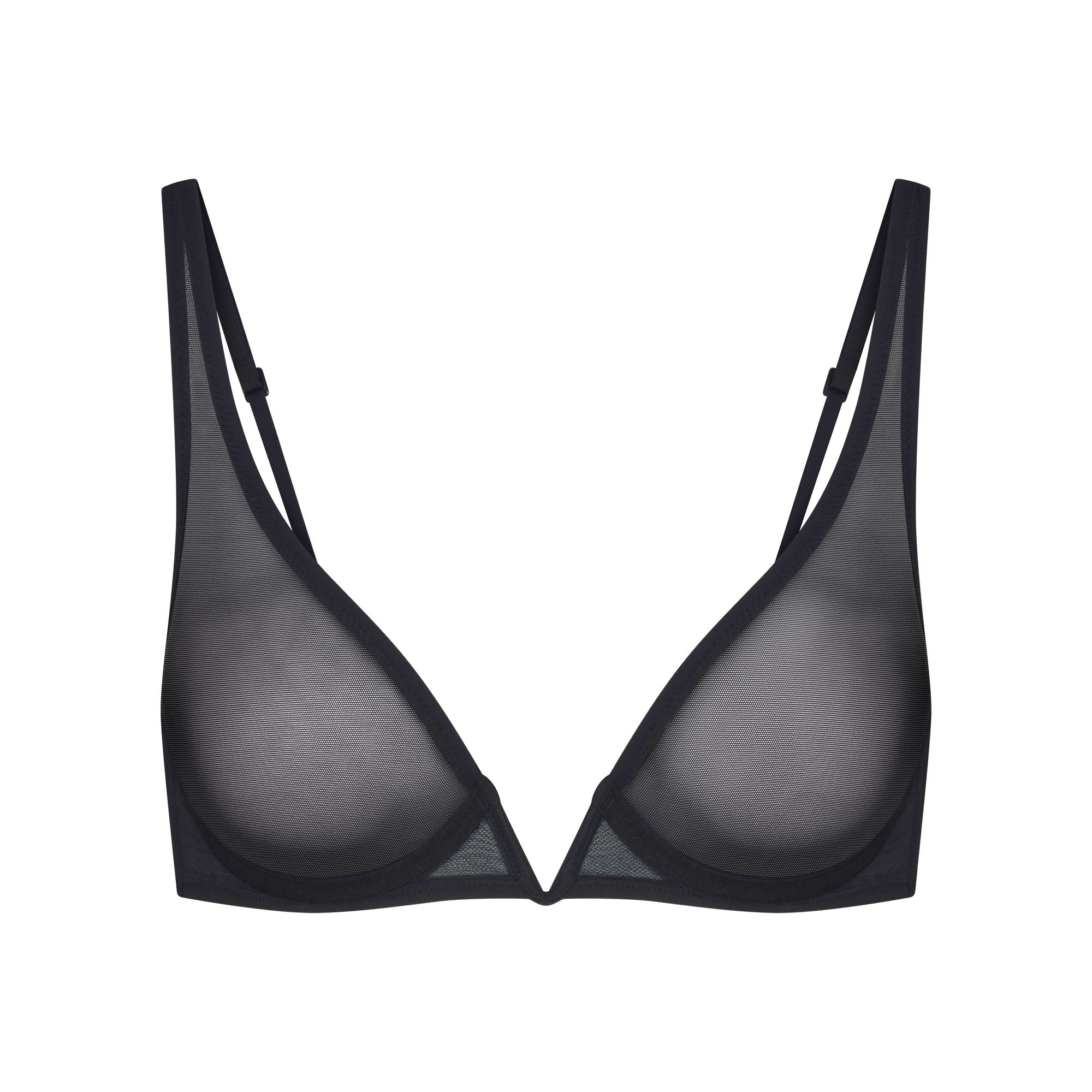 ultra fine mesh deep plunge bra ultra fine mesh deep plunge bra