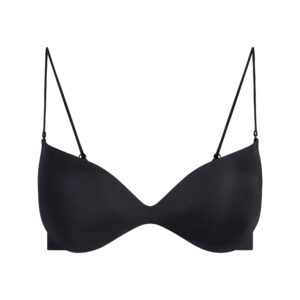 wireless form micro strap plunge bra
