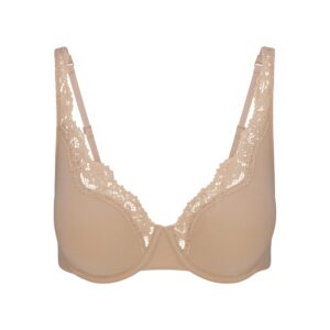 fits everybody lace unlined full coverage bra