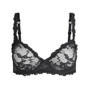 stretch lace unlined demi bra