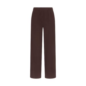 Home french terry straight leg pant