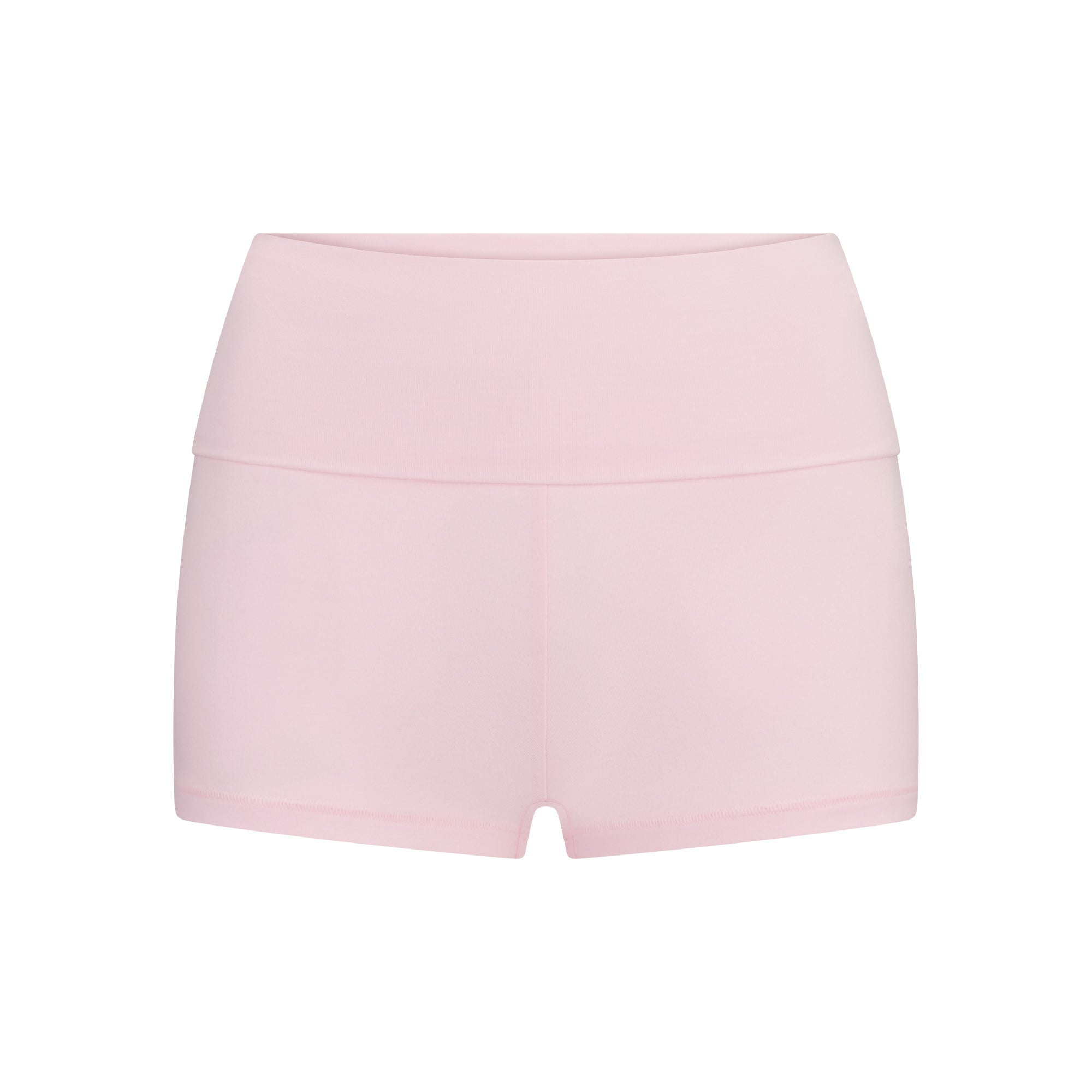 cotton jersey foldover short cotton jersey foldover short