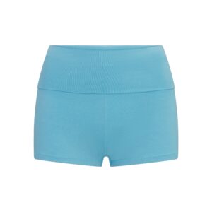 cotton jersey foldover short
