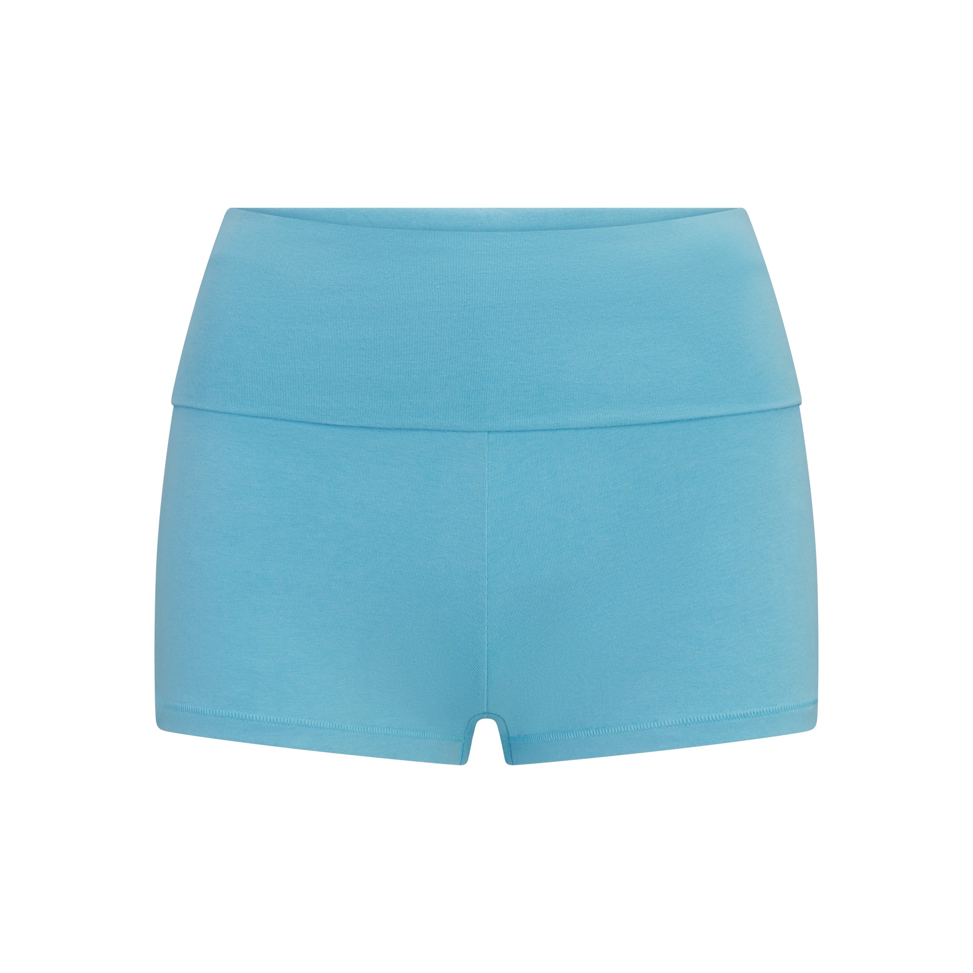 cotton jersey foldover short cotton jersey foldover short