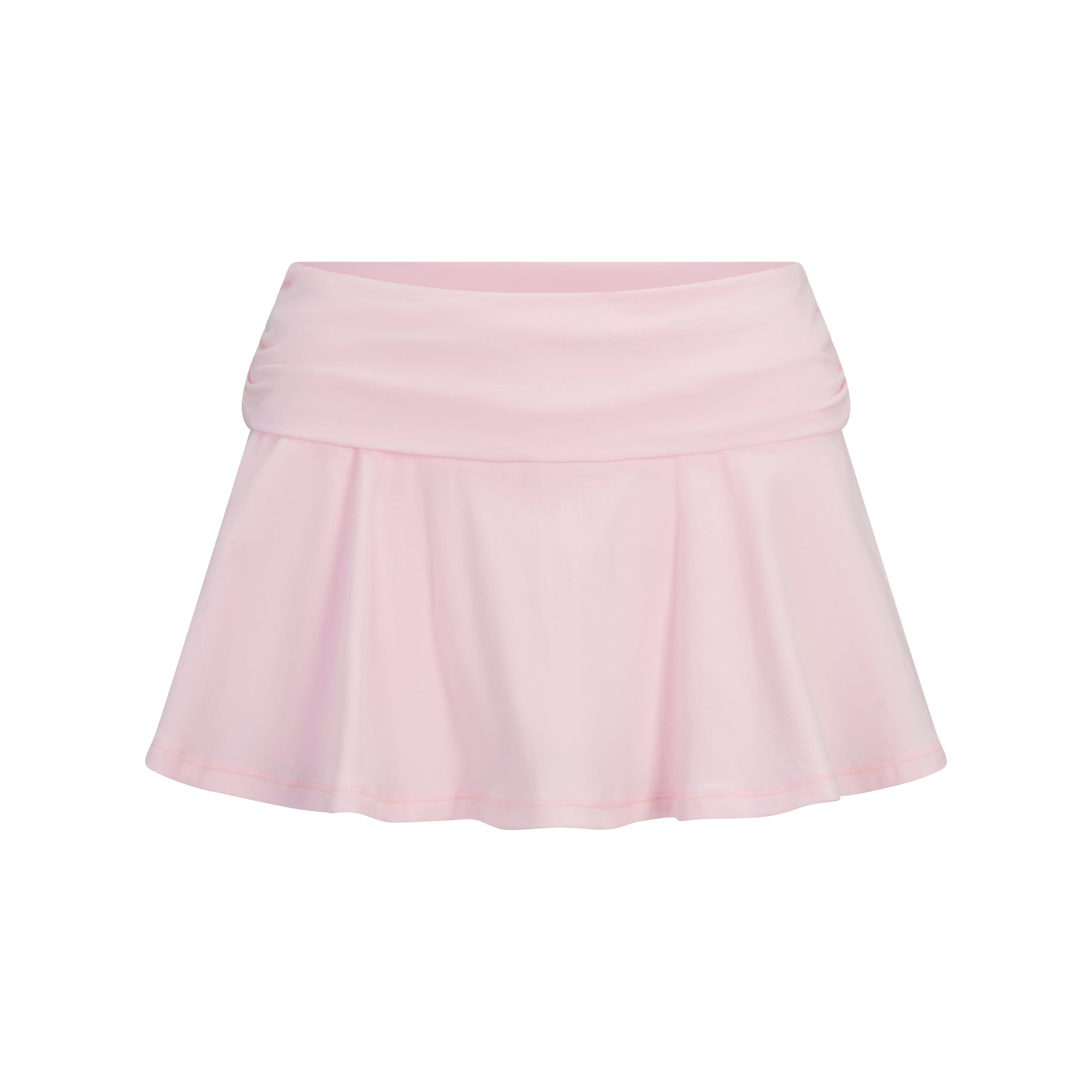cotton jersey foldover mini skort cotton jersey foldover mini skort
