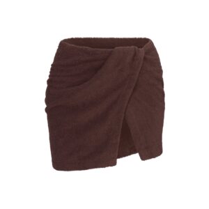 terry cover ups wrap skirt