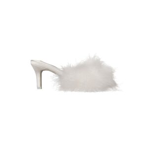 feather kitten heel